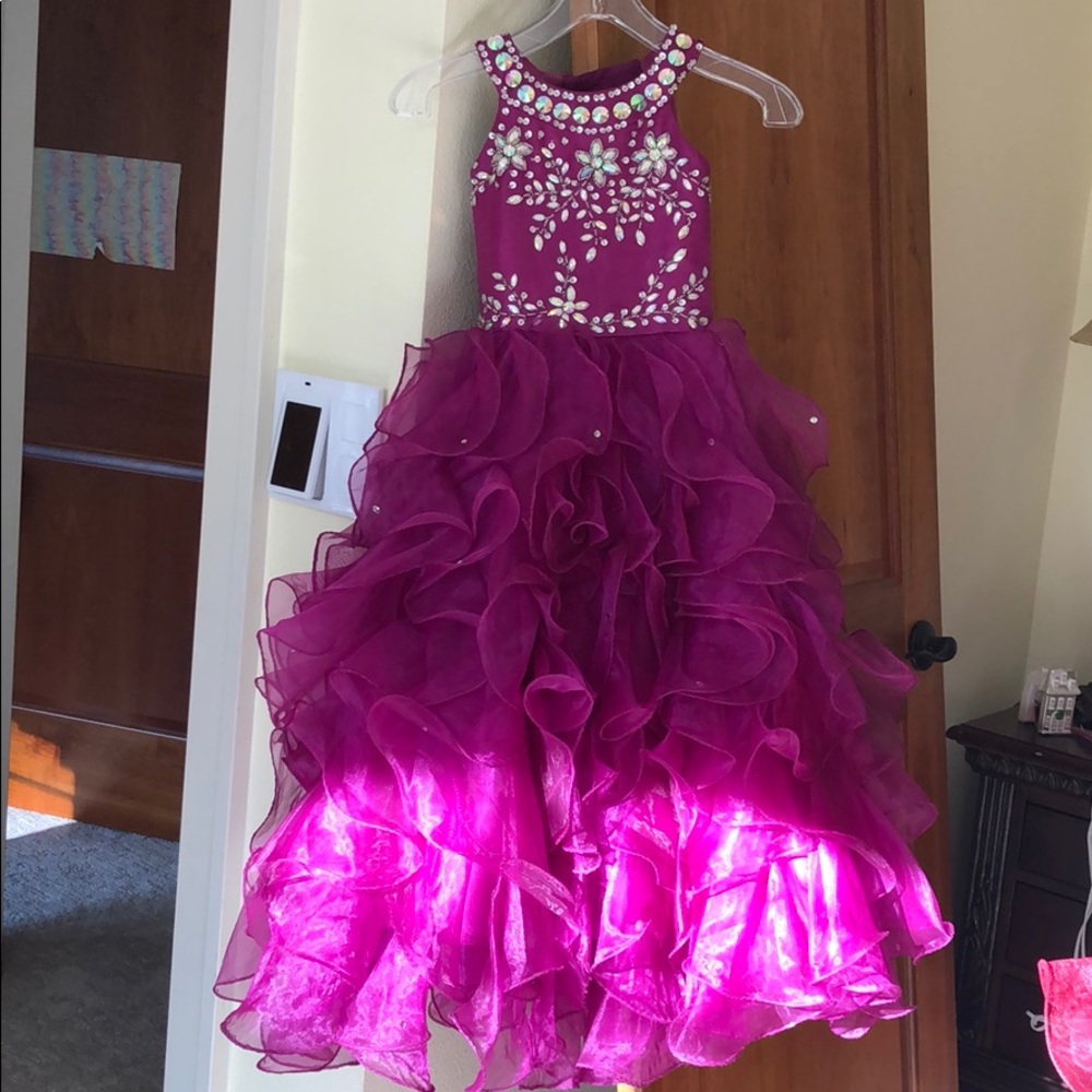 Orchid Girls Pageant Dress Size 7